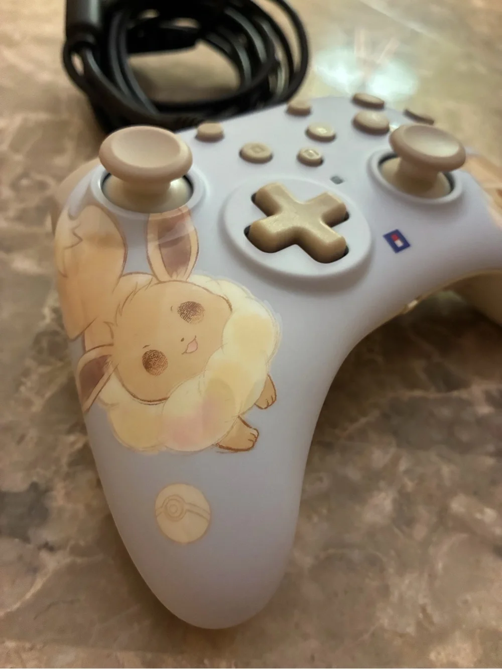 Eevee Cottage Core Blue Wired Switch 2 Controller